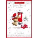 XMAS CARDS,Special Friend 6's Teddy posting a Letter